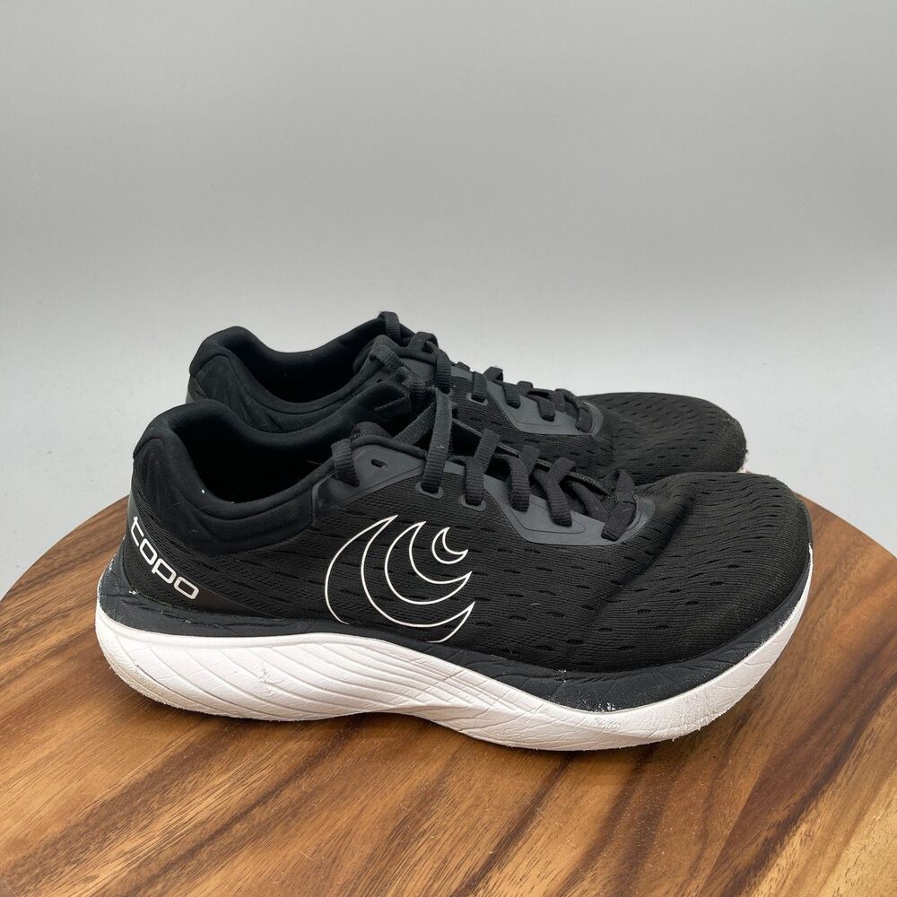Topo Athletic Atmos Shoes Womens Size 11 Black Running Comfort Walking Sneakers